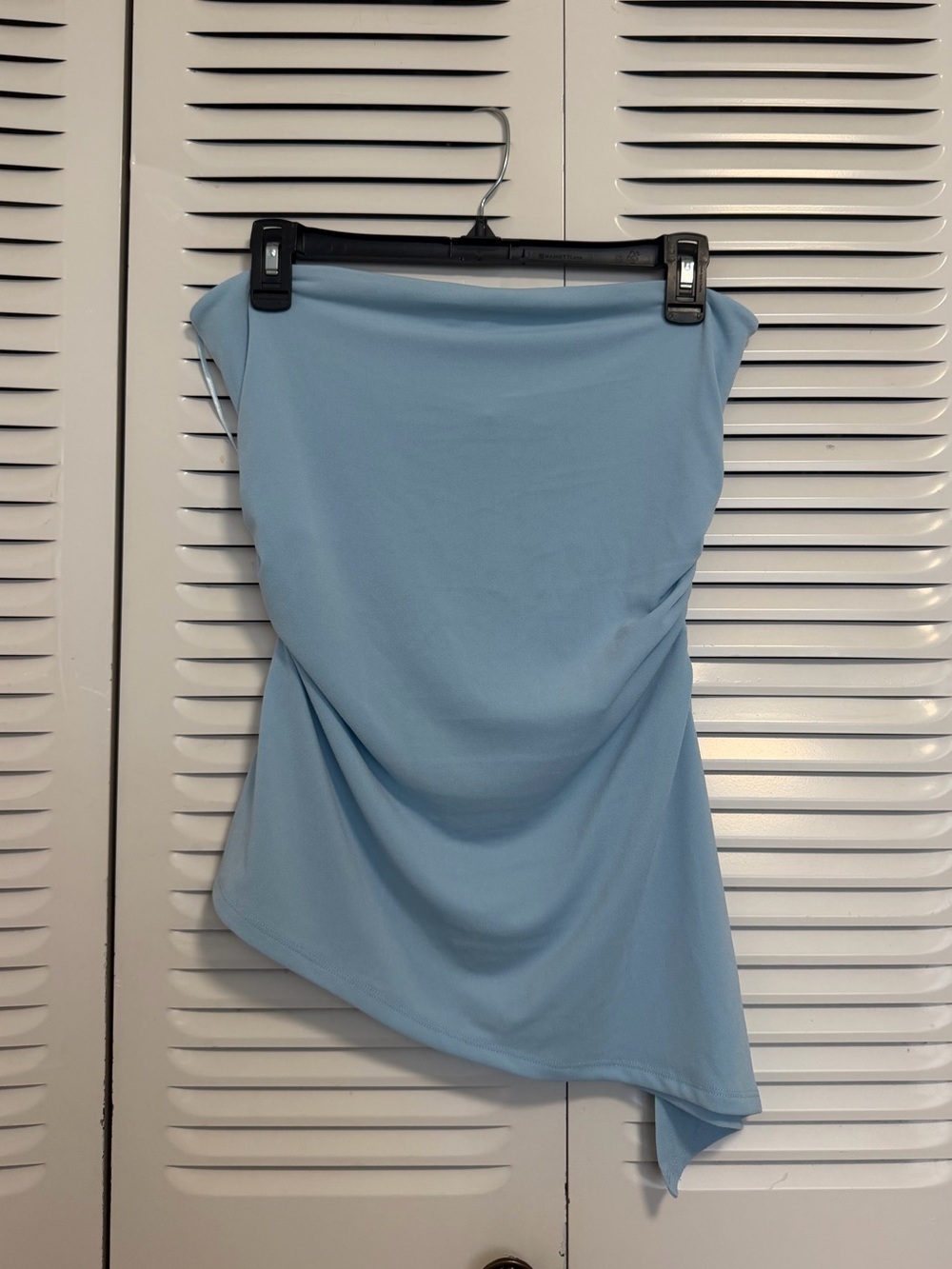 BDG Urban Outfitters Asymmetric Blue Tube Top Ruched NWT